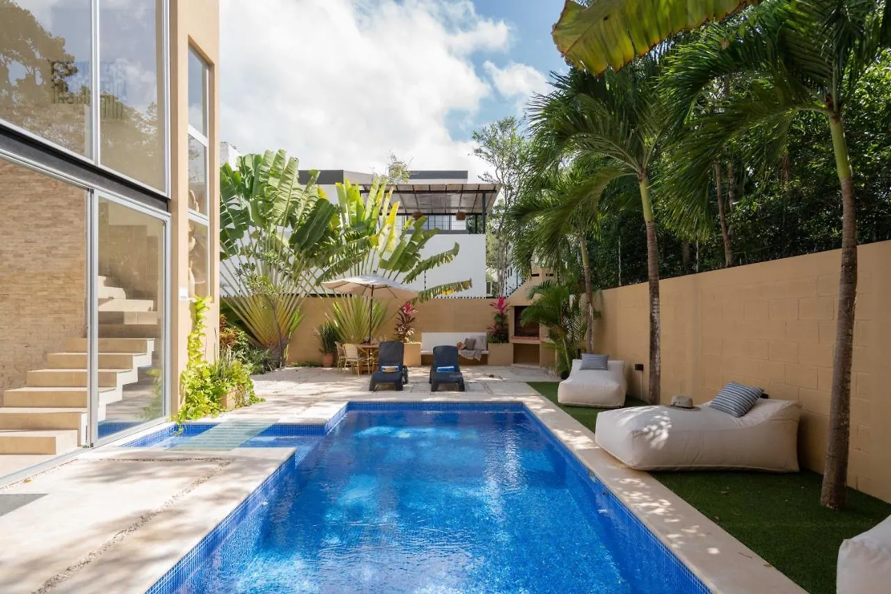 Tulum Private Modern Villa-Pool Beds-Ac-Internet-Parking-Grill