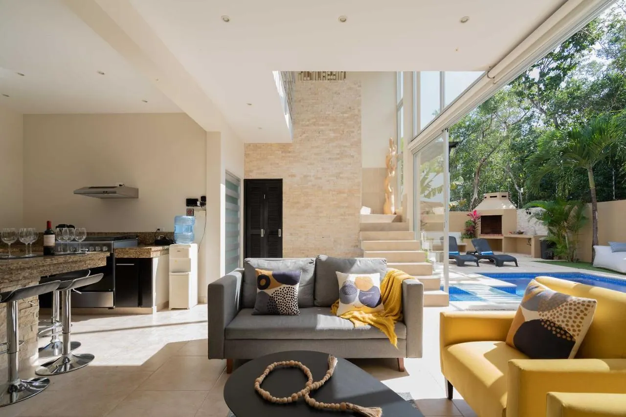 Tulum Private Modern Villa-Pool Beds-Ac-Internet-Parking-Grill 0*,  Mexico